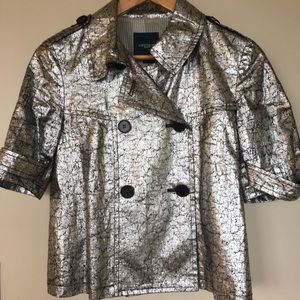 Gryphon cropped swing jacket